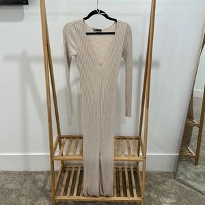 Zara Sweater Maxi Dress